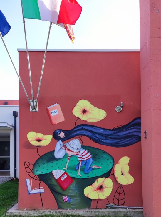 Bolo-Alessio Bolognesi murale per IDoLove urban art festival Comune di Dolo