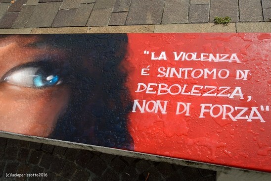 La violenza non ha giustificazioni Karim Cherif - pachine rosse contro violenza sulle donne